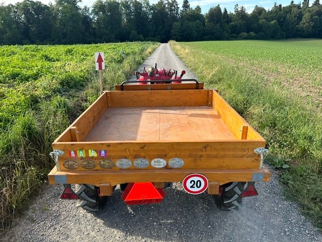 Bucher Traktoren: Prächtiger Einachser Bucher KT10 mit Triebachsanhänger – Gebraucht aus Mägenwil von Pwidi 2