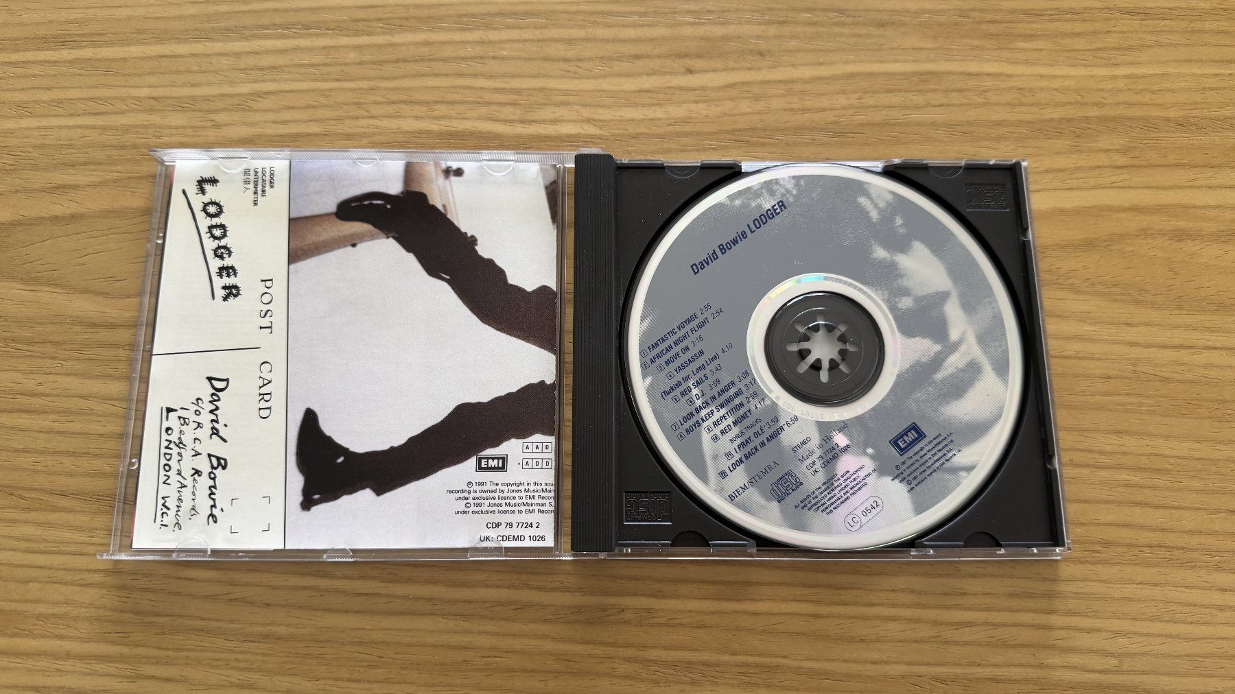 CD: David Bowie – Lodger – Usato da Fällanden venduto da Escheli 2