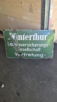 Echtes, altes Winterthur  Versicherungen Emailleschild