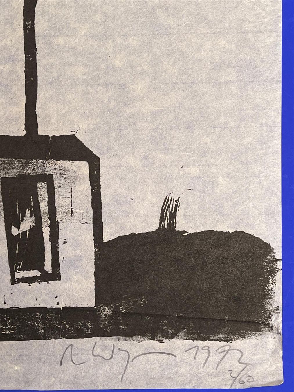 Xilografie: Röbi Wyss riesiger Original-Holzschnitt – Usato da Adliswil venduto da buch_und_kunst 3