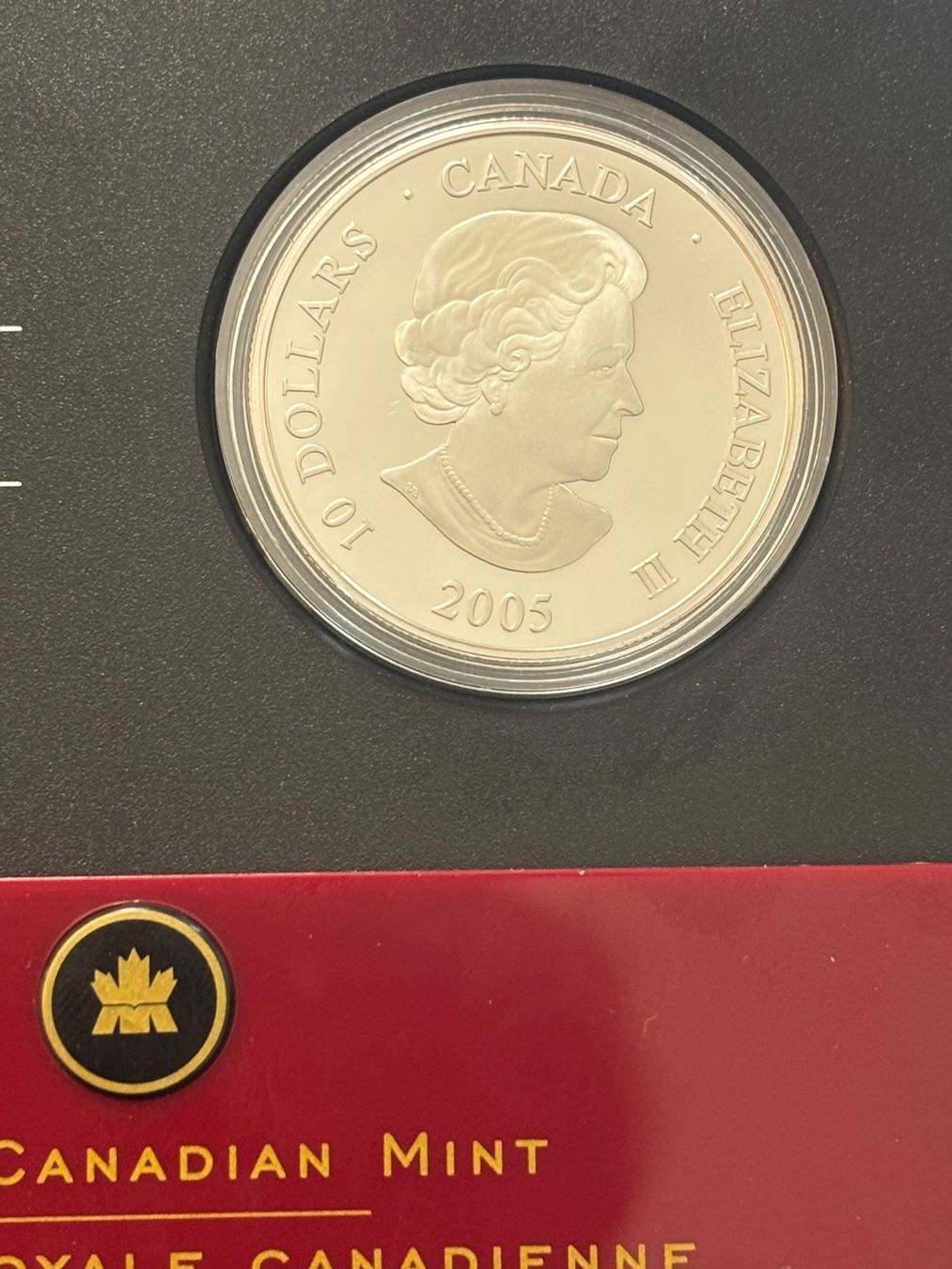 Tutti le monete: 2005 10 dollars silver candaian mint coin complete set – Nuovo e nell'imballaggio originale da Lugano venduto da RADIAURUM