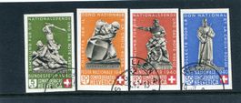 Patria 1940 Blockausschnitte gestempelt