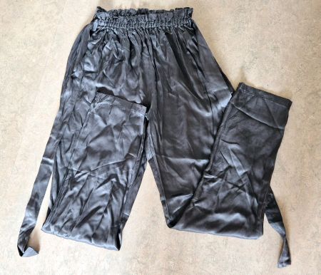 DANI HOSE STOFFHOSE S XS 36 34 SATIN SEIDEN GLANZ SEIDIG TOP