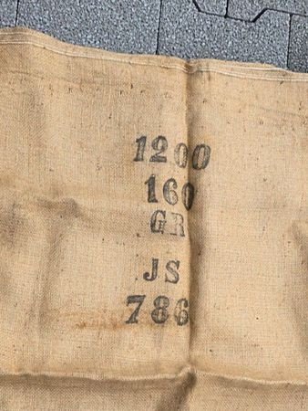 Vintage Jute Sack  93 cm x 81 cm