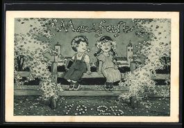 Zürich, Rosenfest 1925, Mädchen und Ju