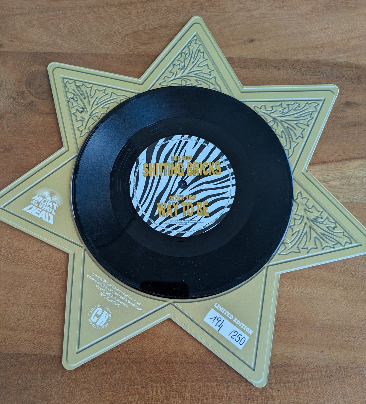 Dischi in vinile: Chris Holmes - Shitting Bricks 7" Single – Usato da Basel venduto da Beretta2 2