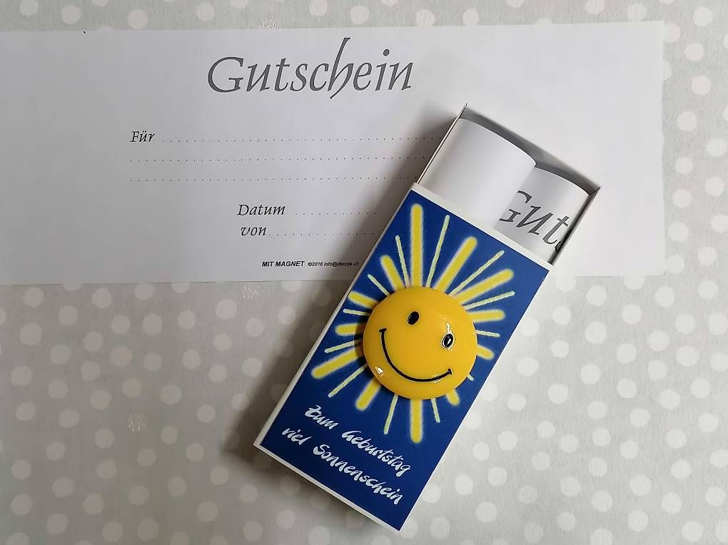 Bons: Gutschein mit Magnet Decoje – D'occasion à Wetzikon ZH par jeg_lwc9