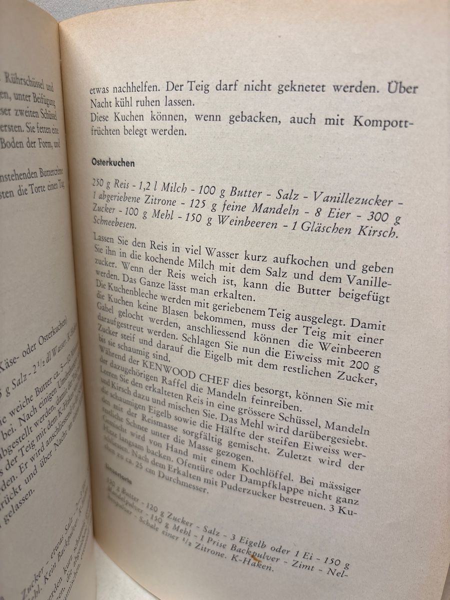 Bücher: Kenwood Chef Rezeptbuch – Gebraucht aus Vordemwald von Youko 2