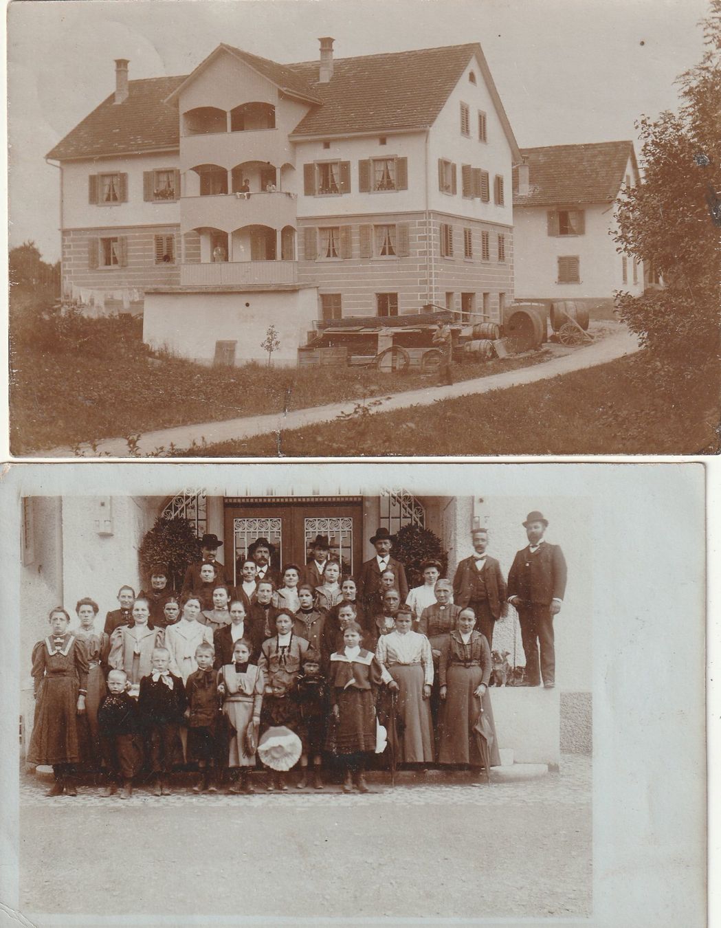 Cartoline postali: 2 Fotokarten Egg – Usato da Rorschacherberg venduto da fratovi2