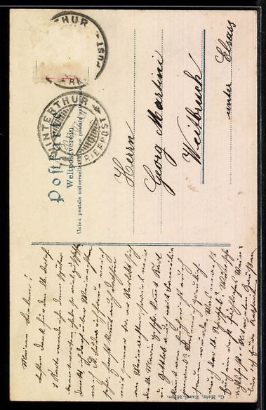 Cartoline postali: AK Winterthur, Aussichtsturm – Usato da Berlin venduto da bartko-reher 1
