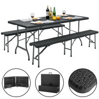 Casaria 3 tlg Campingmöbel Malmö