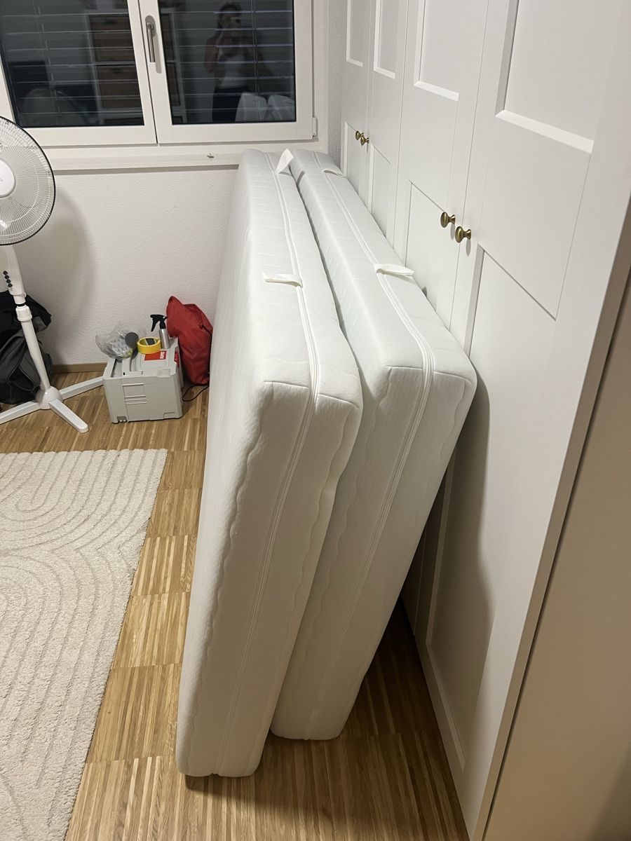 Matratzen: Matratzen 2er Set 100x200cm weiss – Gebraucht aus Zürich von Navarro11 2
