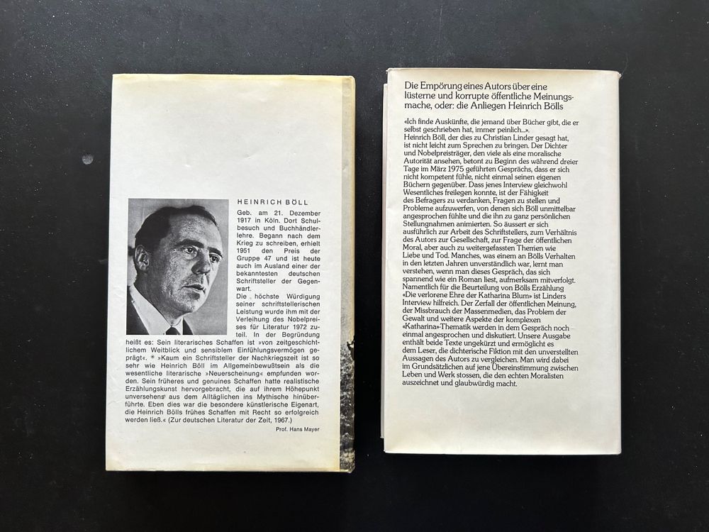 Heinrich Böll 2 Bücher Kaufen auf Ricardo