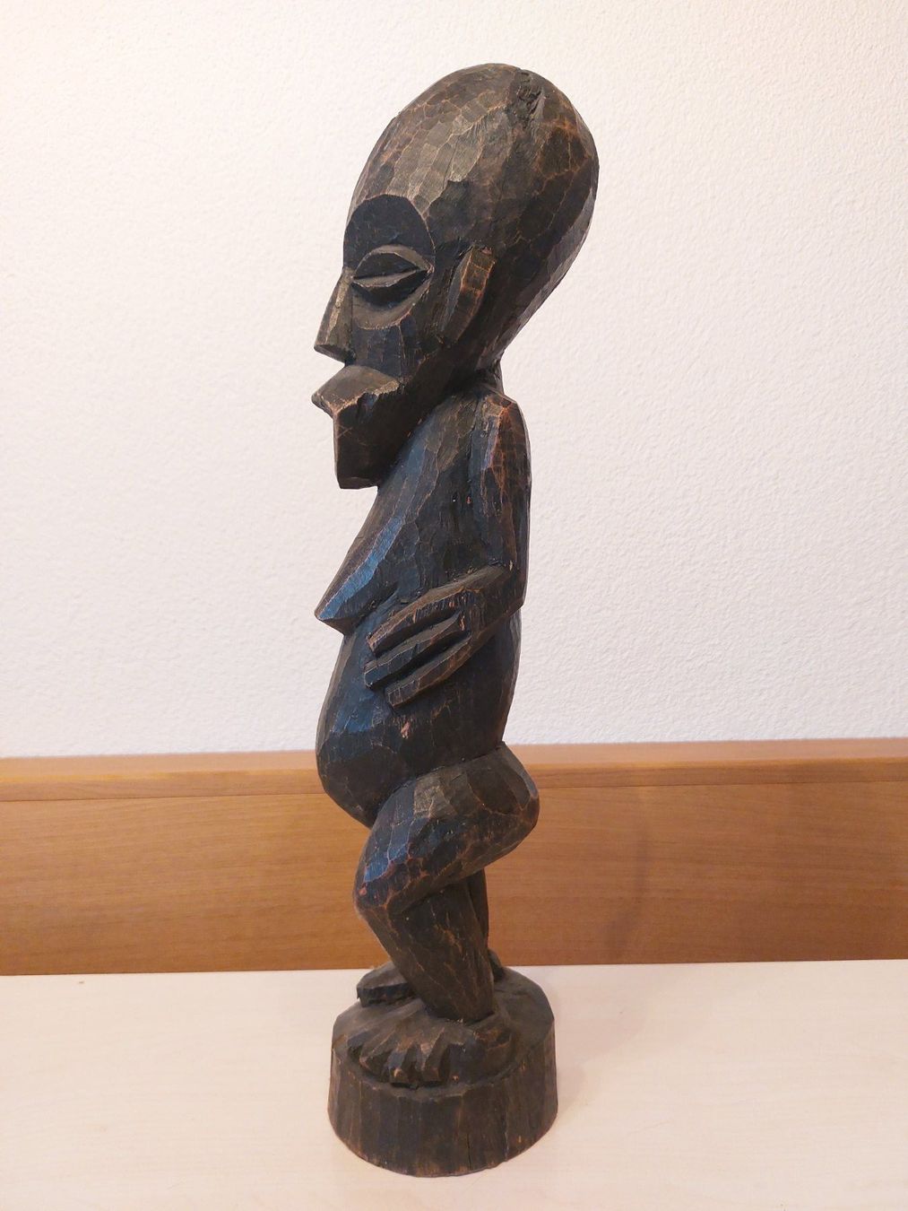Sculture & Statue: Deko Holzfigur, geschnitzt, Affenfigurine Bulu, 48cm – Usato da Heerbrugg venduto da Sonytime