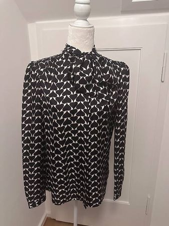DVF Diane von Furstenberg Melodie Seidenbluse  NEU - US 6