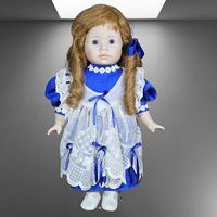 👑✨ Zapf Künstlerpuppe 1981 – Porzellan 52 cm ✨👑