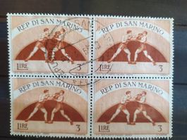 San Marino - Boxen 4Block 1955