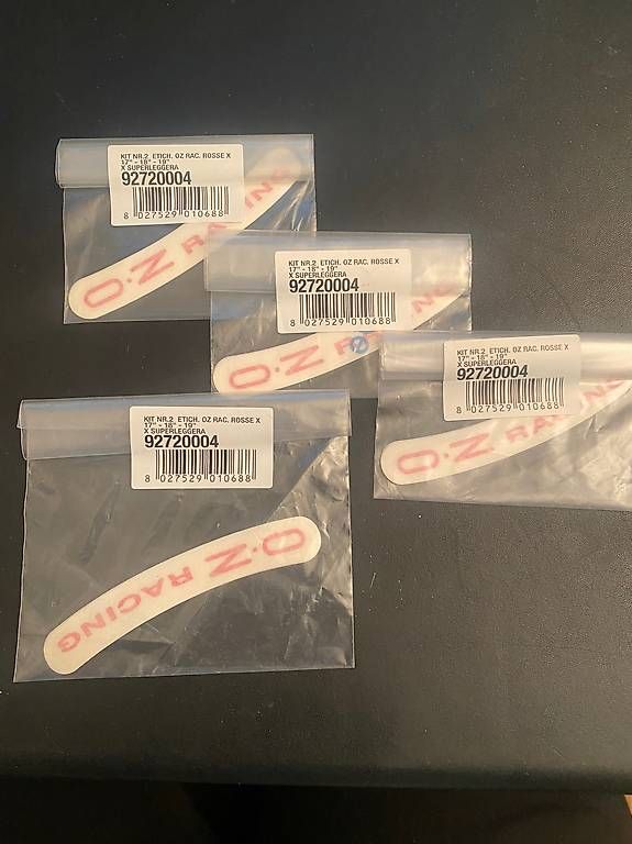 Sticker: OZ Racing Superleggera Stickers – Usato da Neuenegg venduto da Leon78