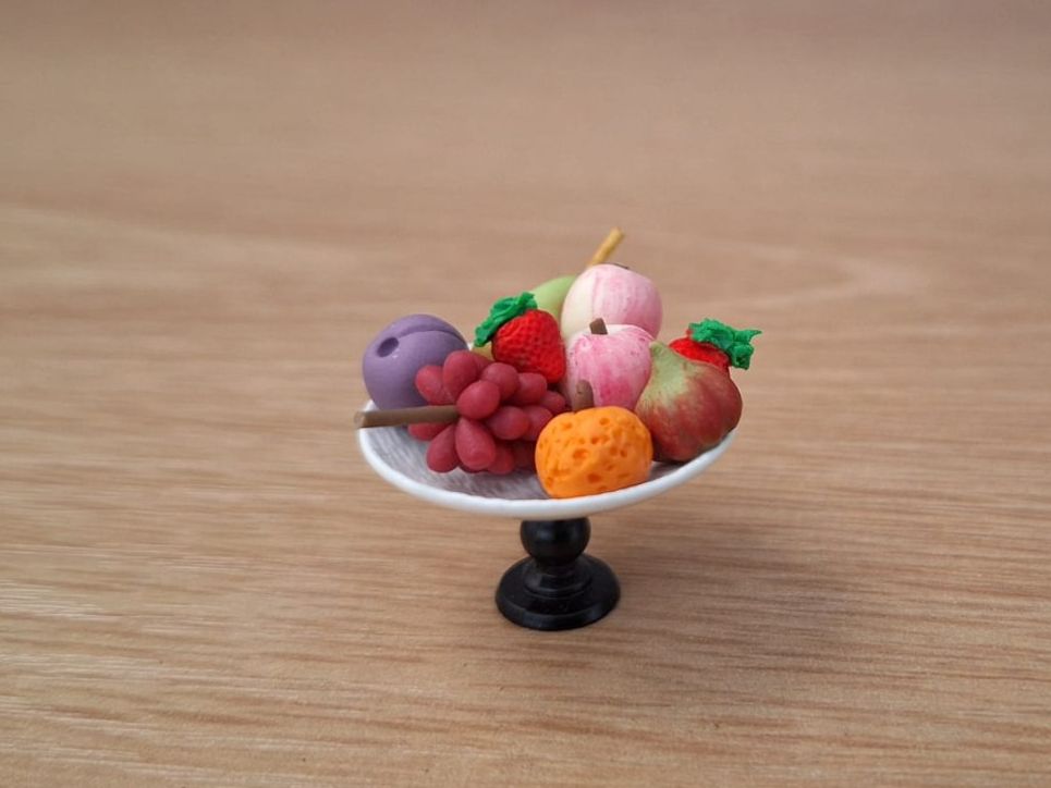 Case e mobili per bambole: Puppenhaus Früchteetagere – Nuovo (secondo la descrizione) da Zürich venduto da HandmadeTinyFood 3