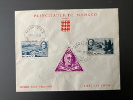 Ersttagsbrief / Brief Monaco