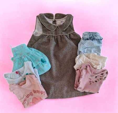 133 – 7 pièces fille (Zara…) 92-98 (18 mois – 3 ans)