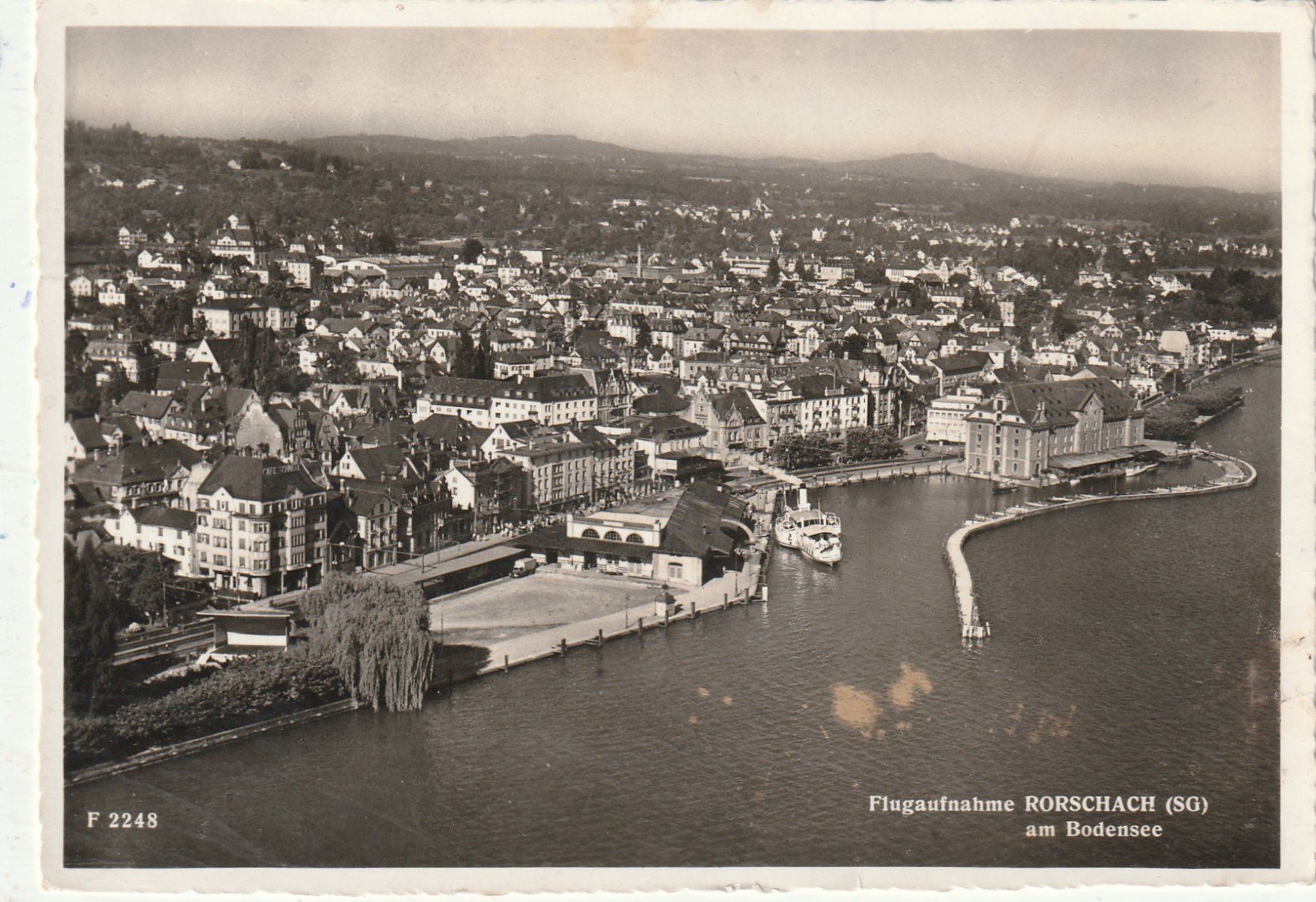 Cartoline postali: Rorschach. Alte Karte – Usato da Lumbrein venduto da made02