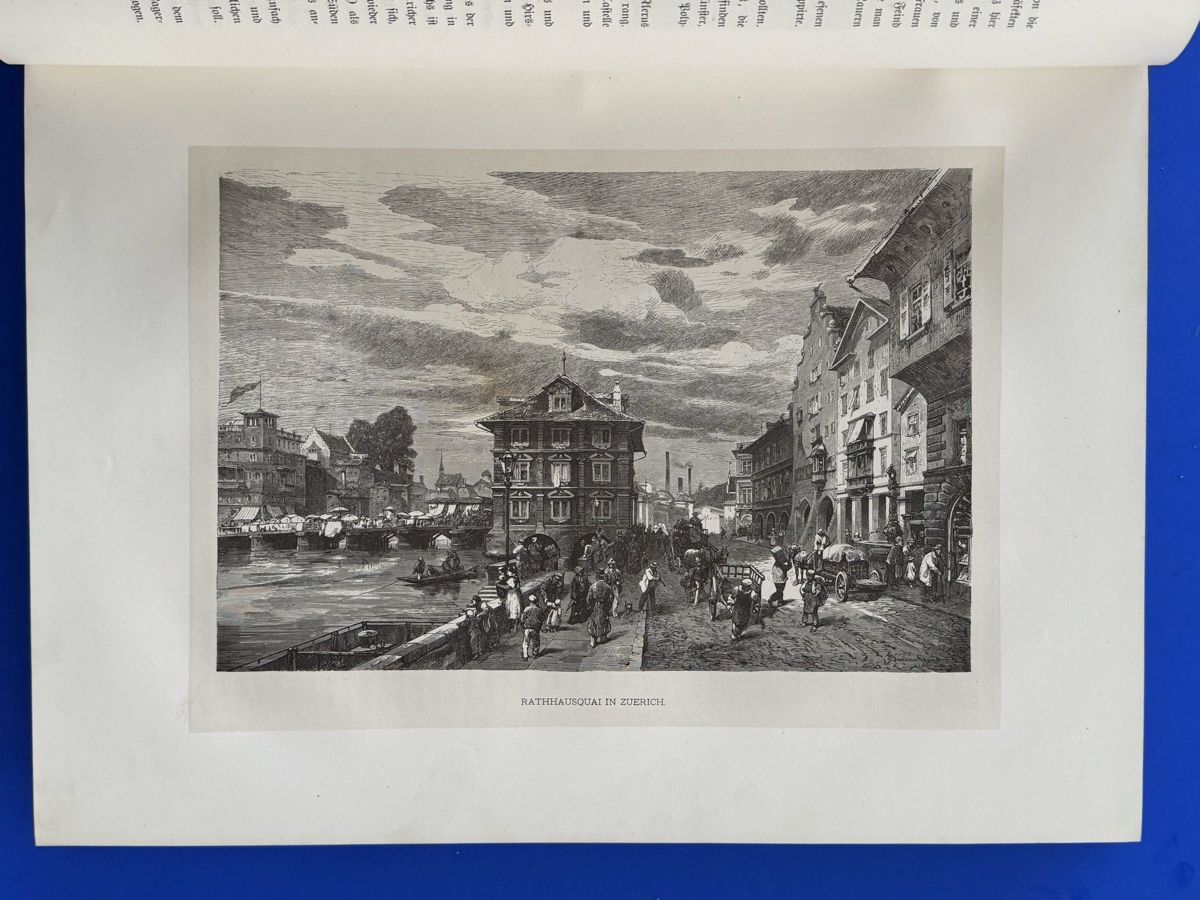 Libri: Das Schweizerland. Eine Sommerfahrt durch Gebirg und Thal. – Usato da Adliswil venduto da buch_und_kunst 5