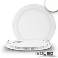 LED Downlight, 18W, ultra‑flach, rund, weiß, 4000K
