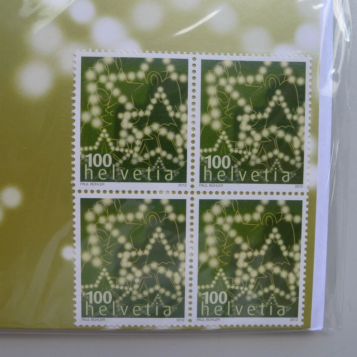Tutti i francobolli: 2012, Nr.1446 Weihnachtskarten orginal verpackt der Post ! – Usato da Sursee venduto da Luzernerraute 1