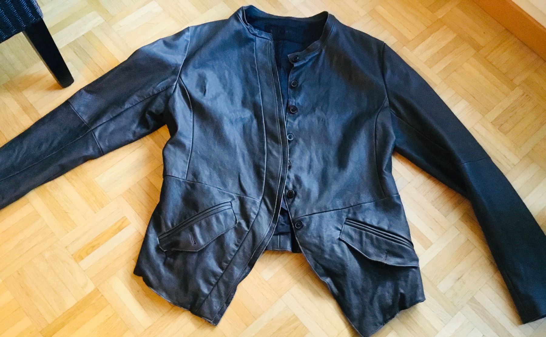 RUNDHOLZ occasion unique sublime veste en cuir d agneau L Acheter sur Ricardo
