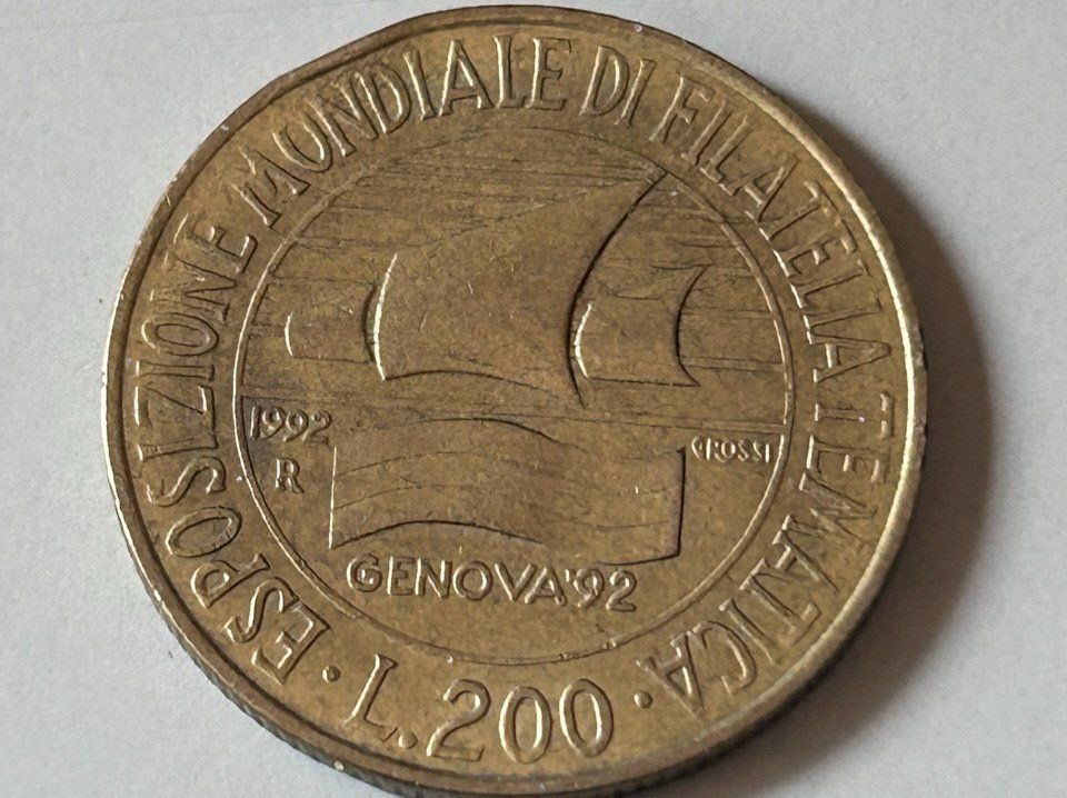 Tutti le monete: 200 lire 1992 – Usato da Giubiasco venduto da LorisVale