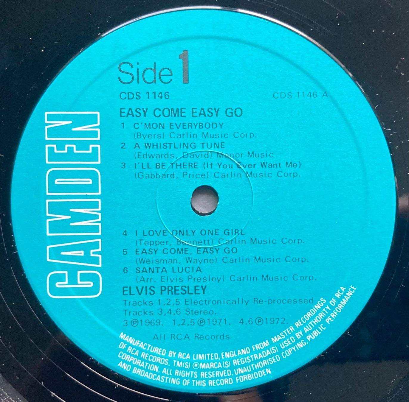 Dischi in vinile: ELVIS PRESLEY - EASY COME, EASY GO – Usato da Poliez-Pittet venduto da Newtown-Records 2