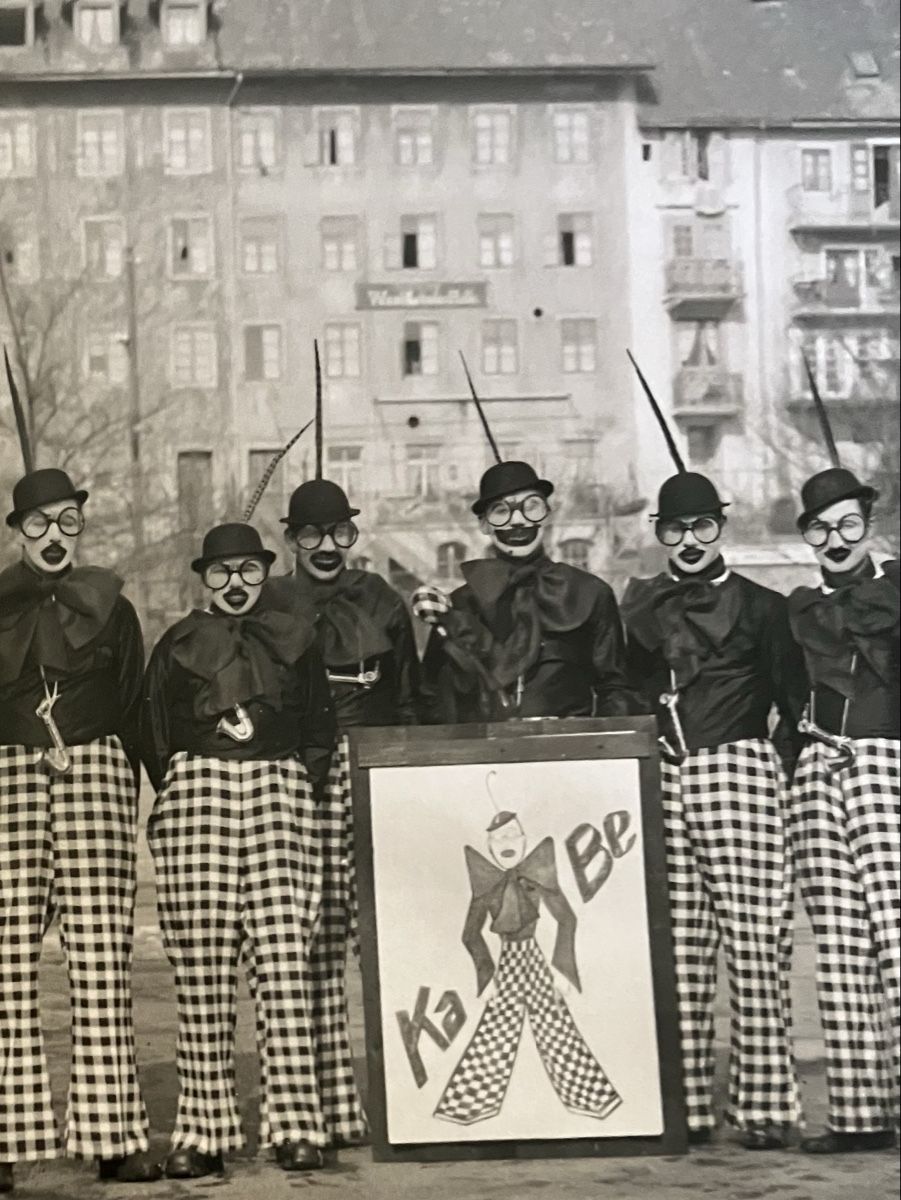 Ansichtskarten: Zwei Alte Ansichtskarten Clown-Gruppe Olten – Gebraucht aus Bauma von Baumer71 1