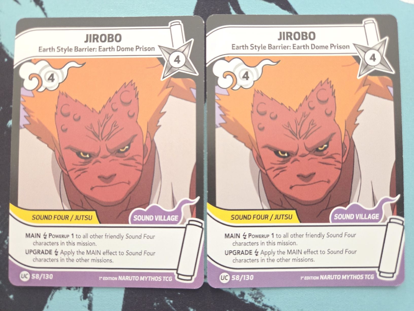 Sammelbilder & Trading cards: 2x Naruto Mythos EN - Jirobo EN – Neu (gemäss Beschreibung) aus Safnern von wil_z6qf