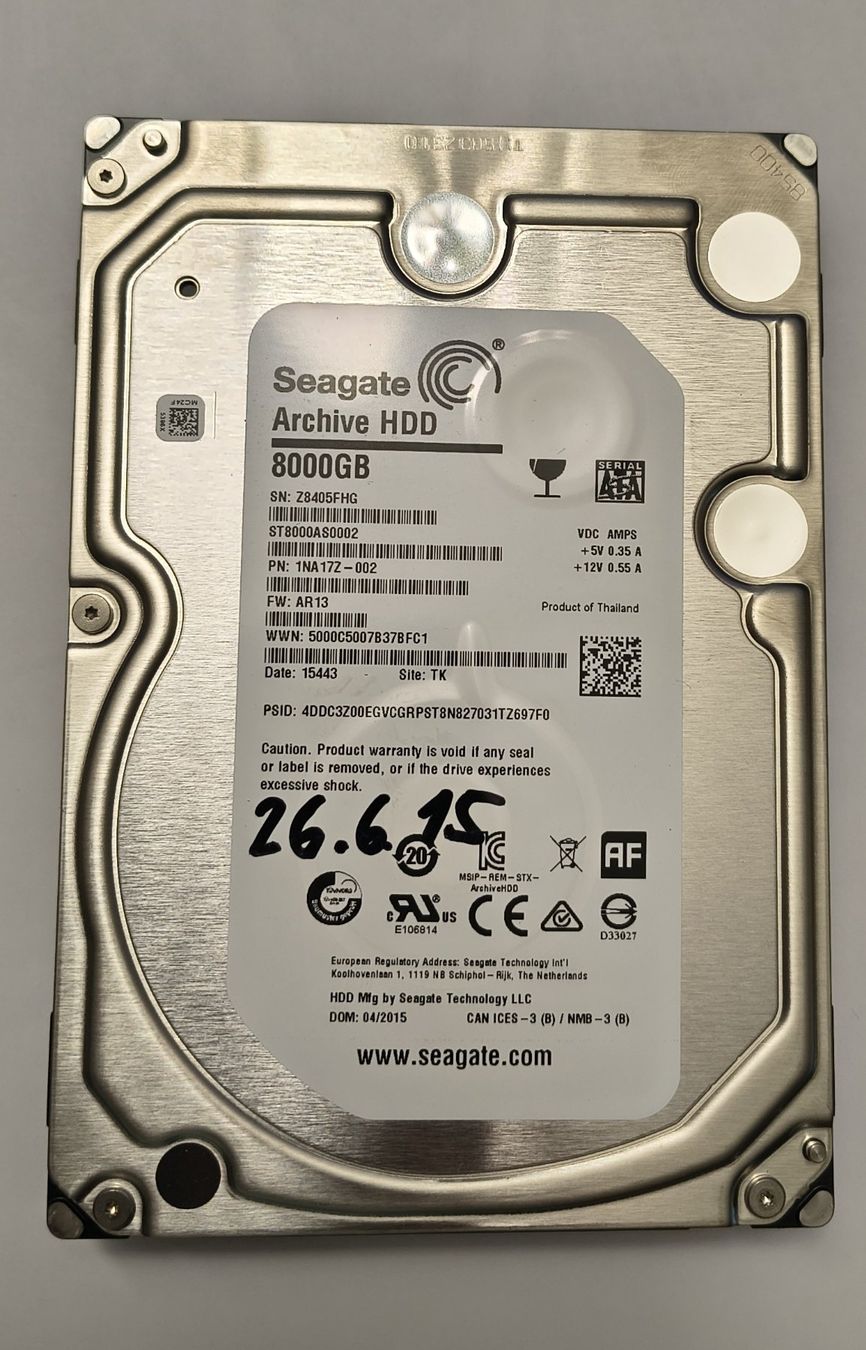 Seagate Harddisks: WD Segate  8TB NAS Festplatte – Gebraucht aus Gossau SG von AquaDaniel