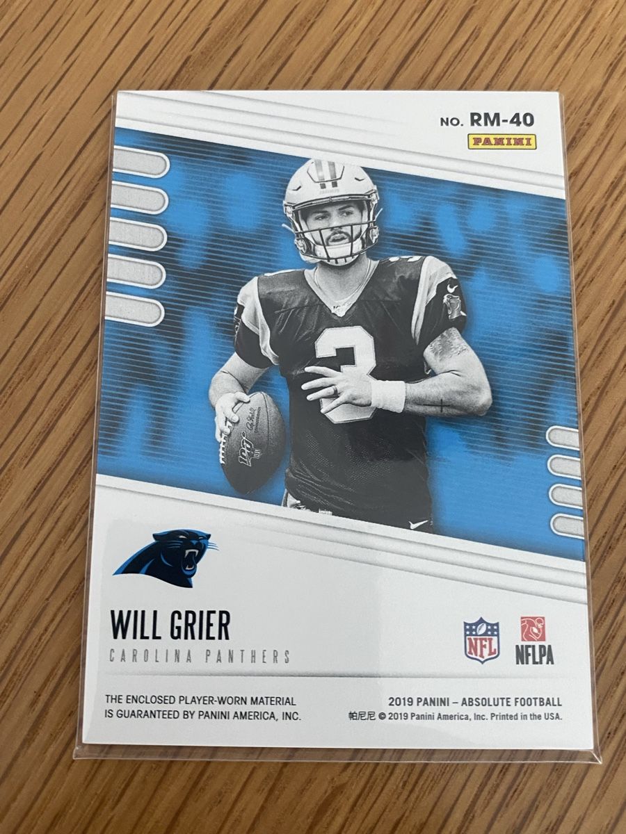 NFL Carte collezionabili: Panini Absolute Football Will Grier RC 2019 – Nuovo (secondo la descrizione) da Boningen venduto da chregu90 1