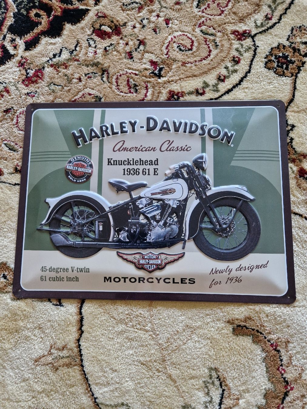 Harley-Davidson Schilder: Harley Blechschild 29x40cm – Gebraucht aus Fahrwangen von Bonsai1972