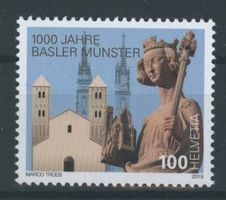 2019, Sondermarke 1000 Jahre Basler Münster **