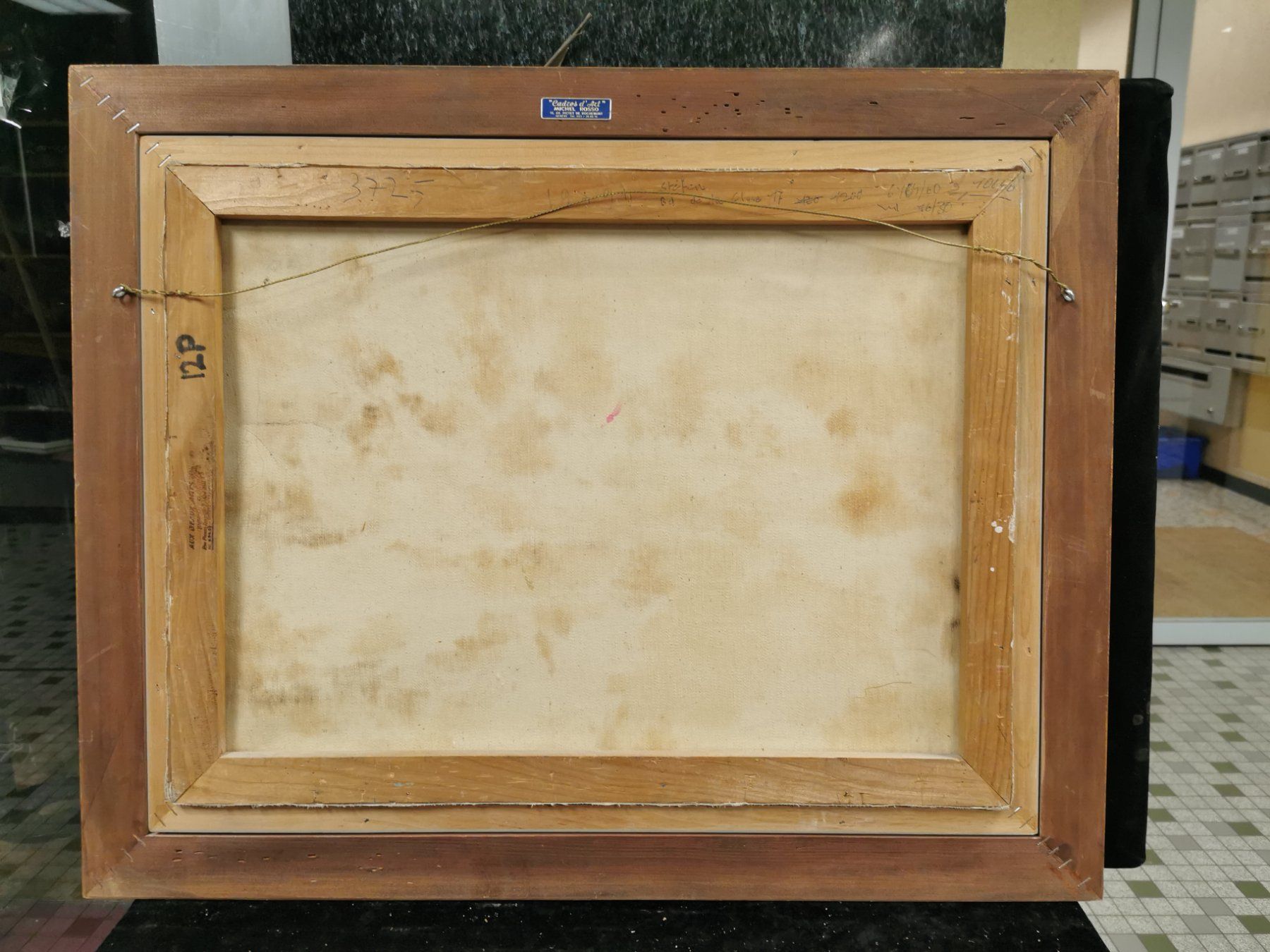Gemälde: HUILE SUR TOILE SIGNÉE – Gebraucht aus Genève von Qanil77 4