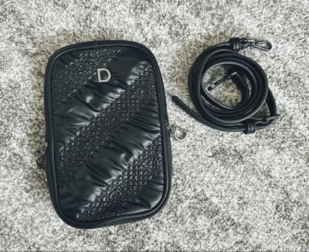 Desigual black phone bag with sling
