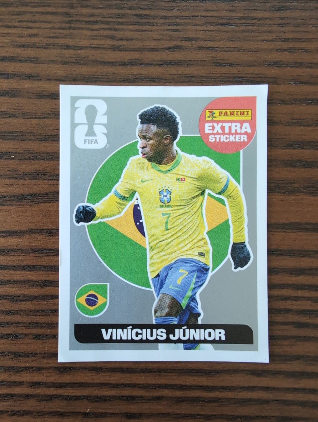 Panini Cartes à collectionner: Extra sticker Silber panini wm sticker 26 vinicius junior  – Neuf (Voir description) à Zürich par Rolup