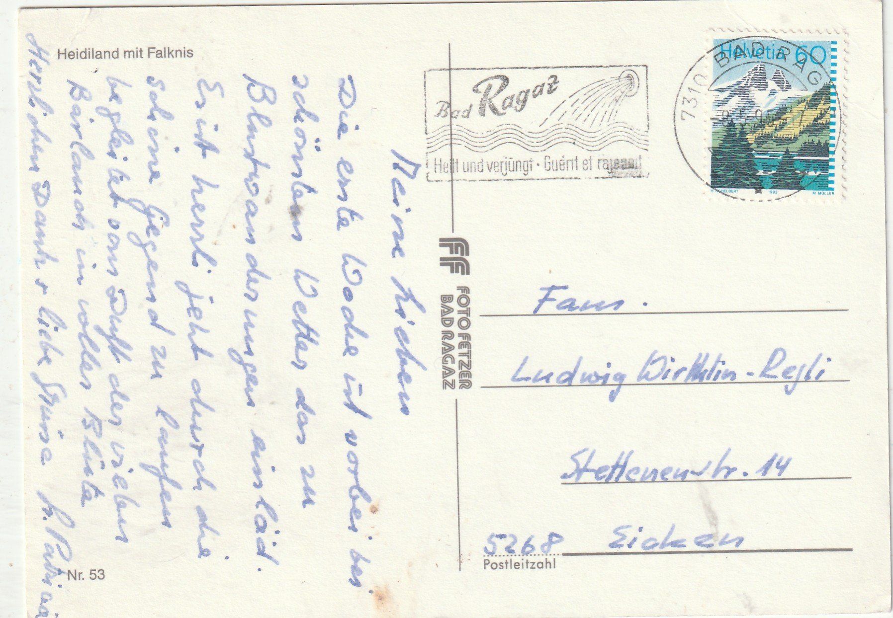 Cartoline postali: Kleine Ziegenhirtin – Usato da Lumbrein venduto da made02 1