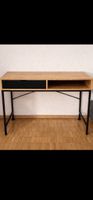 Schreibtisch 95x48 mit Schublade Eiche/Schwarz