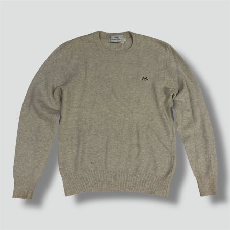 Thomas Burberry lambswool vintage sweatshirt retro pull