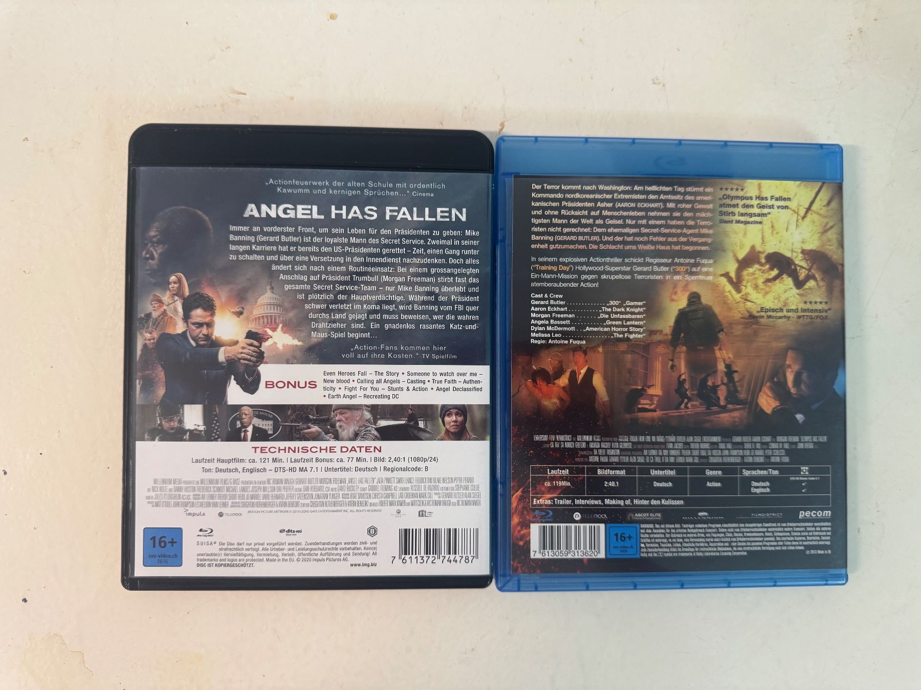 Alle DVDs: OLYMPUS HAS FALLEN/ ANGEL HAS FALLEN. (BLU-RAY) – Gebraucht aus Basel von san_2qlq 1