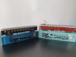 MÄRKLIN: 2 X SBB PERSONEN-/SPEISEWAGEN 4066/4068 OVP
