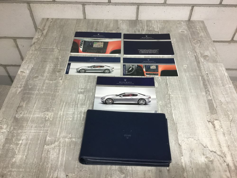 Maserati Granturismo Borddokumentenmappe komplett 1