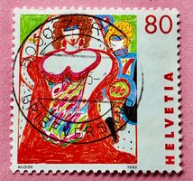 Nr.849 Aloise Corbaz GESTEMPELT Sonderpostmarken III 1993