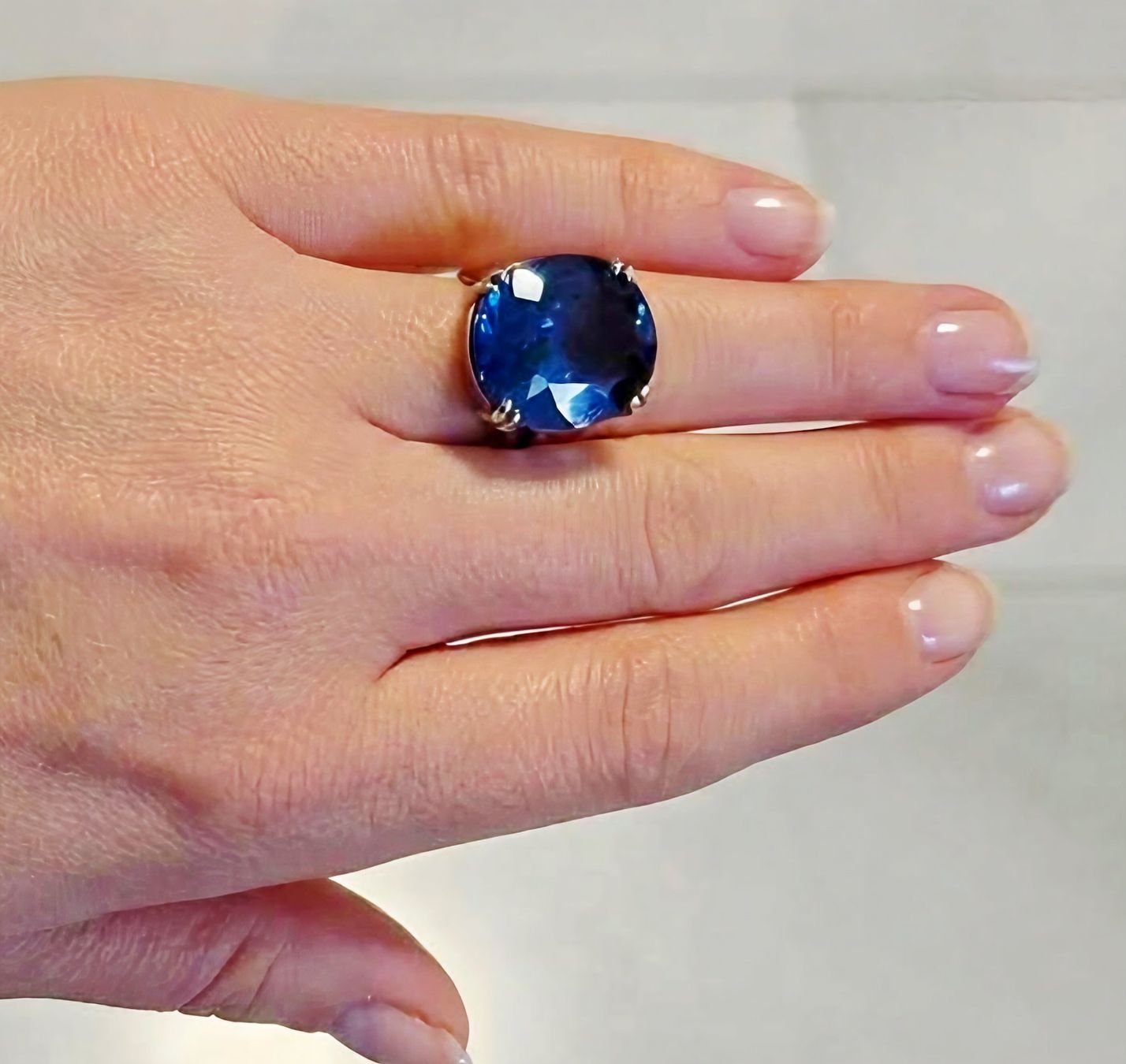 Anelli: Blau Topas Fingerring – Nuovo (secondo la descrizione) da Zürich venduto da Benedikt21 7