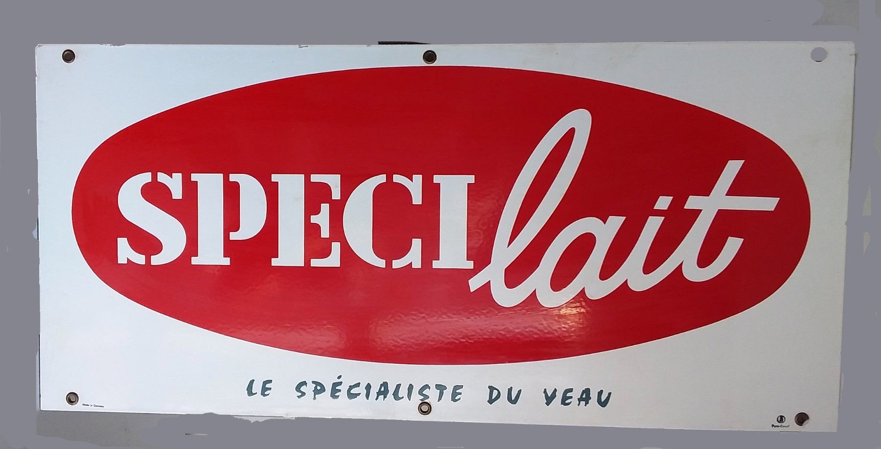 Schilder: Vecchia insegna pubblicitaria smaltata – Gebraucht aus Lugano von Maurizio_Collector